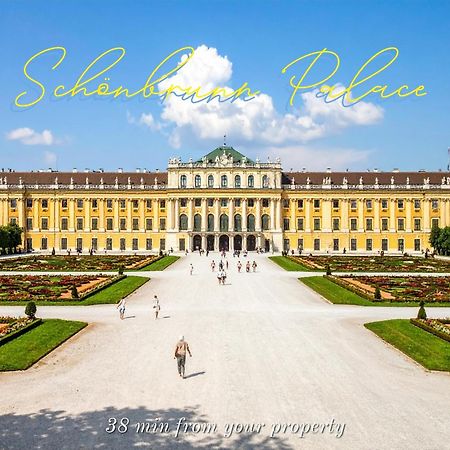 Superb Fully Equipped Apartment, 9 Min To City Center Via Metro Bécs Kültér fotó
